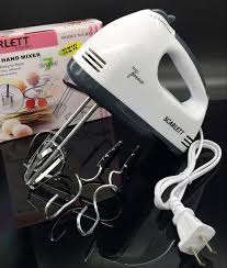 Mixer de mana Scarlett, putere 260W, 7 viteze, alb
