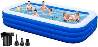 Piscina gonflabila 200 x 120 x 40 cm, 2 inele
