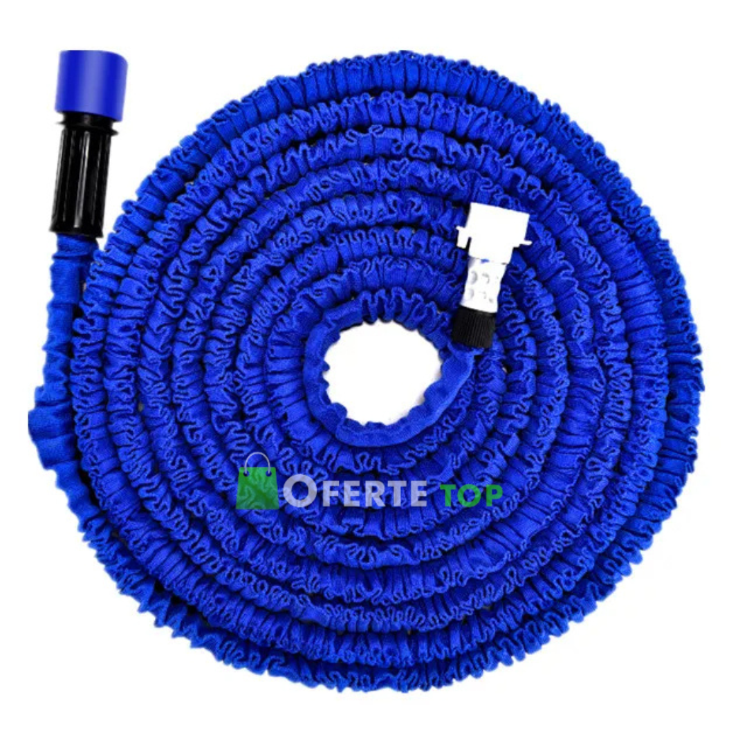 Furtun extensibil pentru gradina, lungime 60m, aparat de udat inclus!