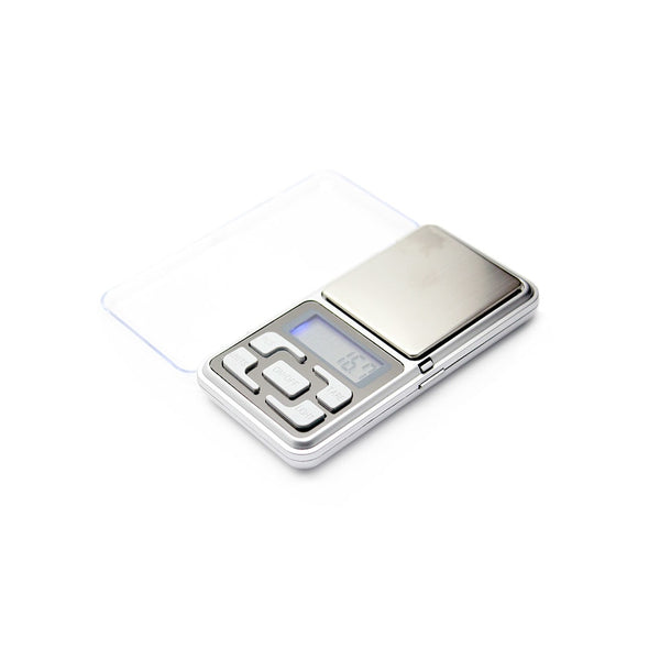 Cantar electronic portabil pentru bijuterii, capacitate 200 grame, functie Tara, acuratete 0.01 gr, Argintiu