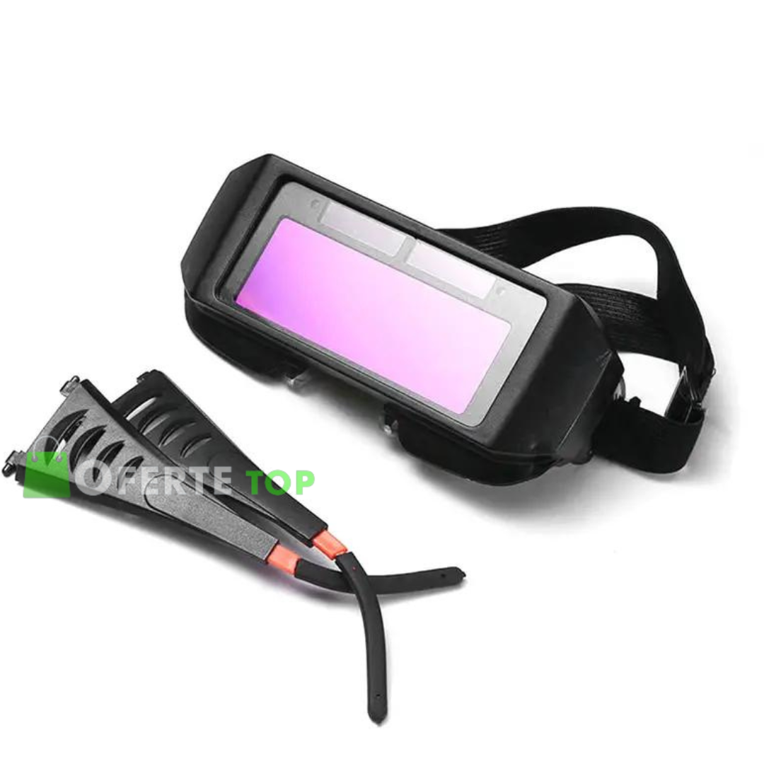 Ochelari de protectie sudura cu display LCD, cristale lichide auto-intunecare