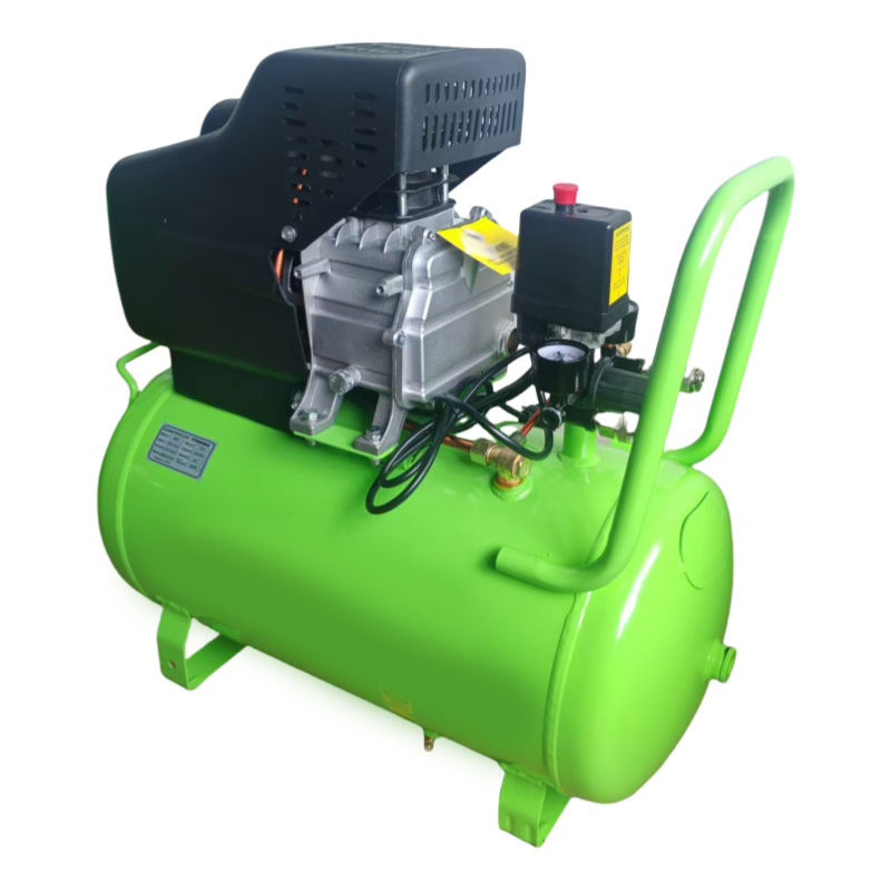 Compresor de Aer Electric Industrial ZA-2525, 2.5 HP, 220V, 50Hz, 0.8 MPa, 0.11 m³/min, Rezervor de 25L, pentru Utilizare Profesională