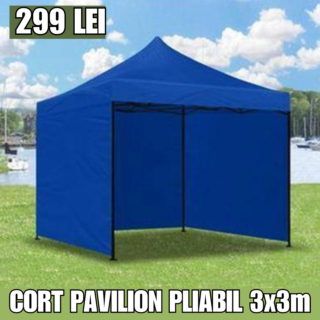Cort cu pavilion PLIABIL!