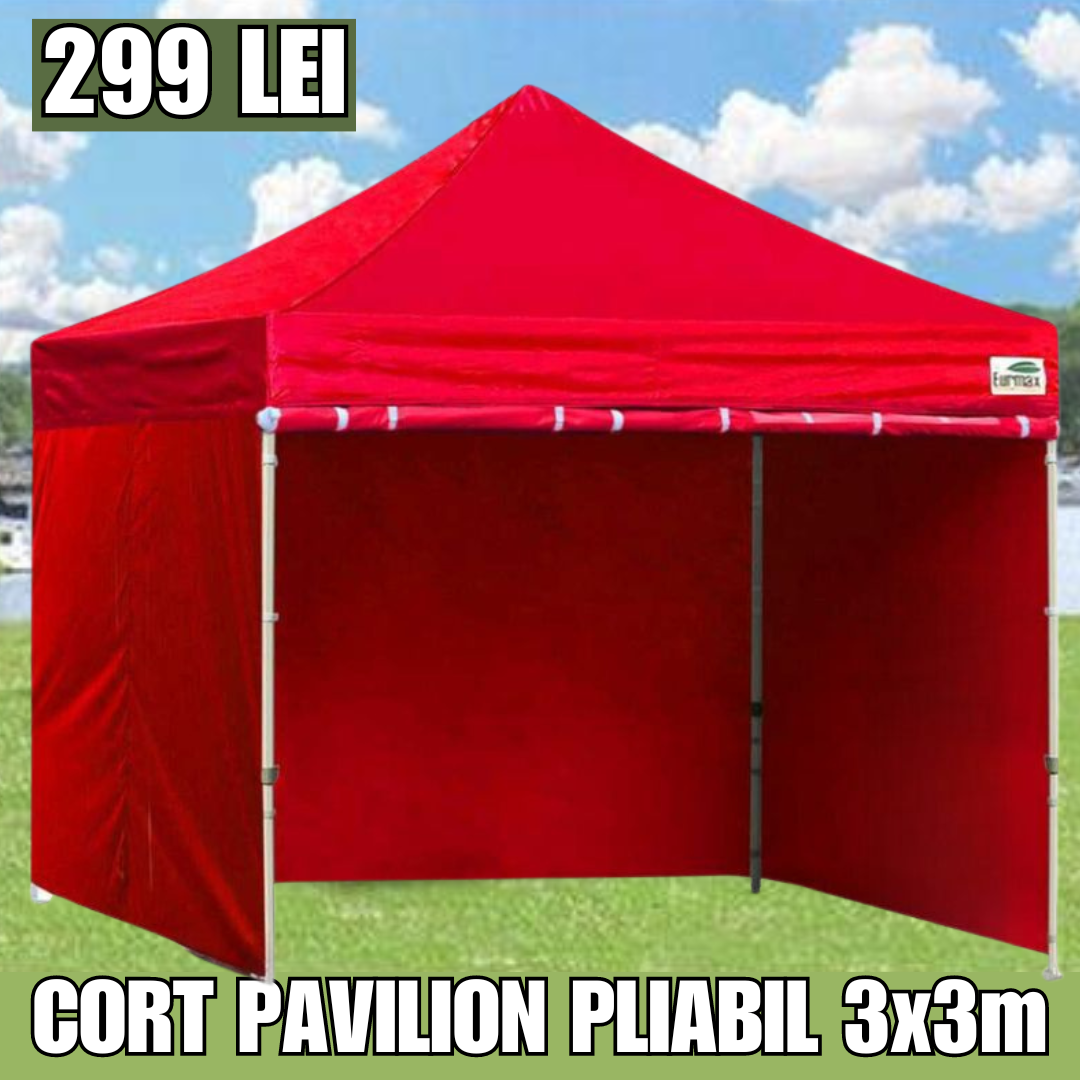 Cort cu pavilion PLIABIL!