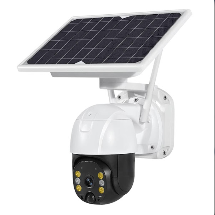 Camera de supraveghere cu panou solar cu acumulatori inclusi, 4G, infrarosu