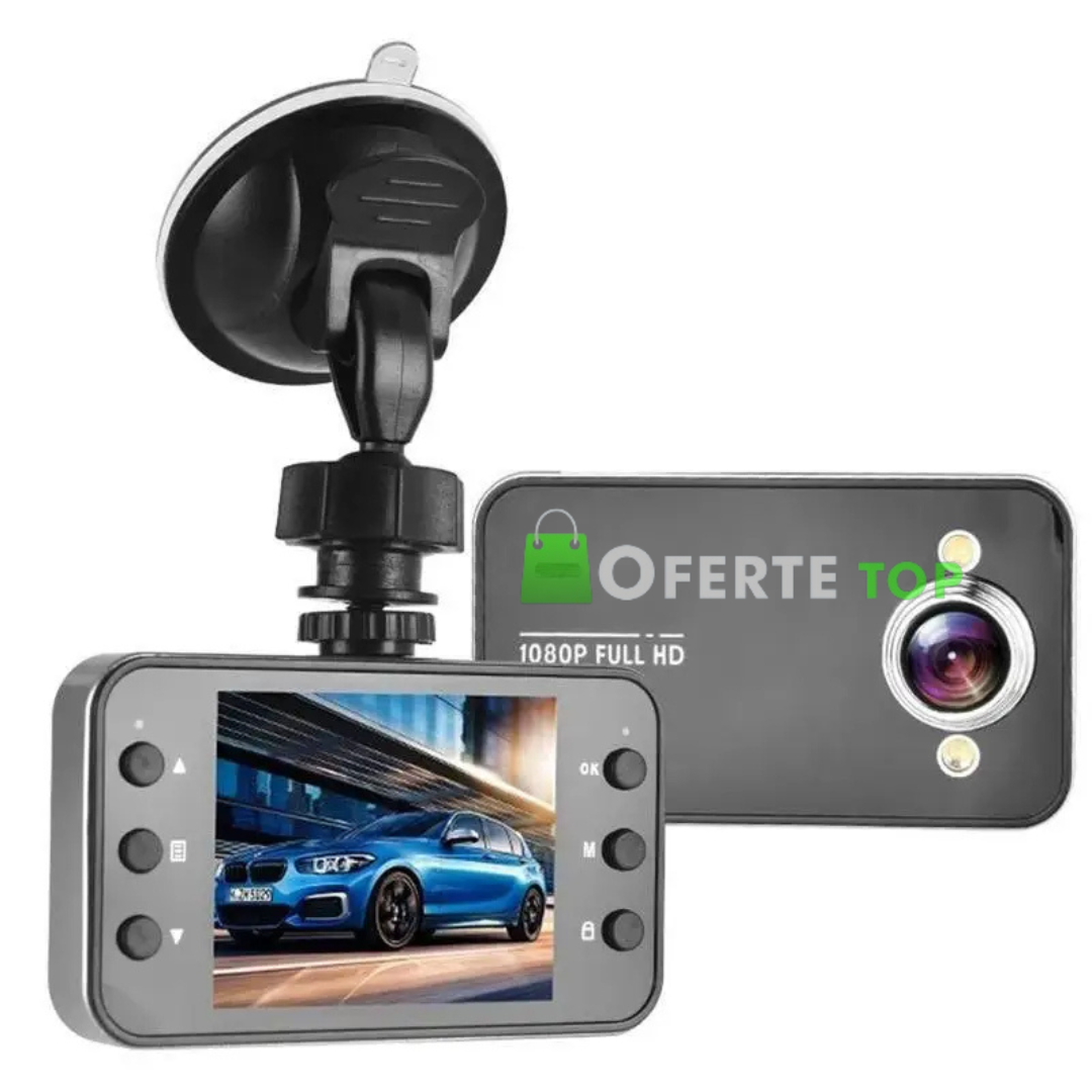 Camera auto DVR, 2.4 inch, HD, filmare noaptea