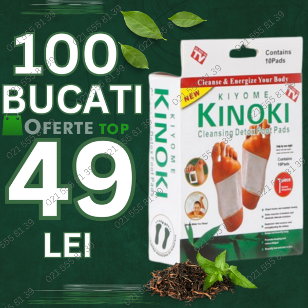 Lichidare de stoc. Set 100 plasturi Kinoki