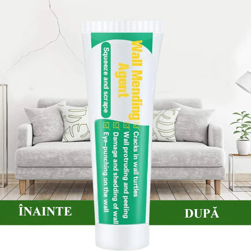 Set 2 x Kit instant pentru reparat peretii, crema alba reparatoare