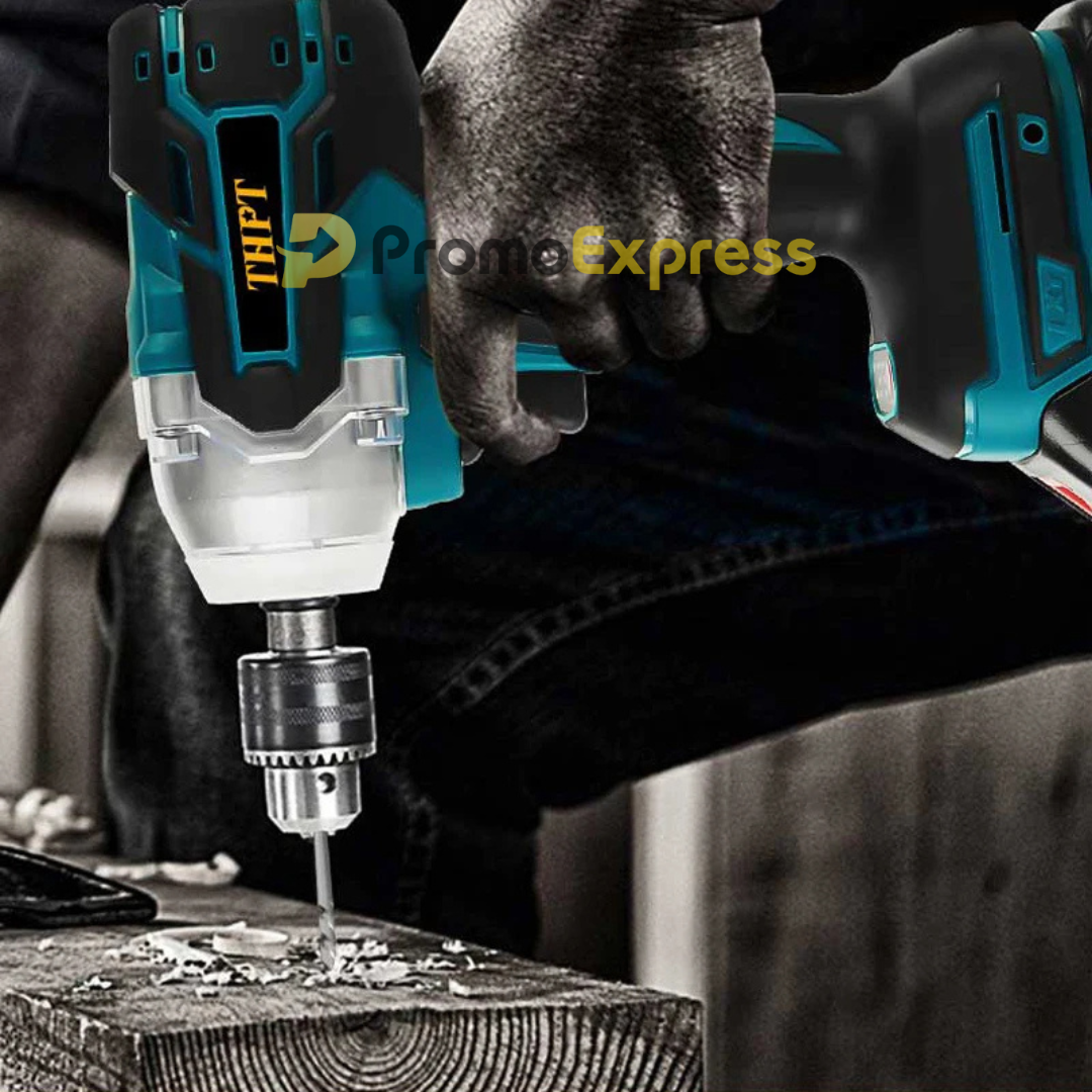 Bormasina / pistol cu impact 48V cu 2 acumulatori si 40 accesorii LEIH MANN